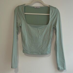 Sincerely Jules Light Green Long Sleeve Top